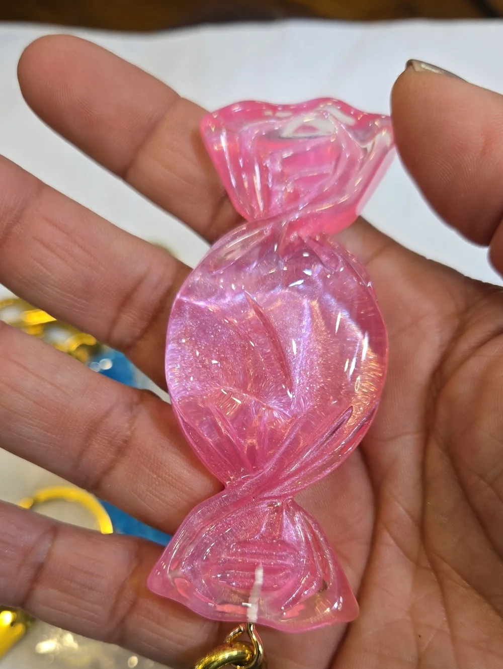 NWOT - Statement CANDY Charm / Key Holder